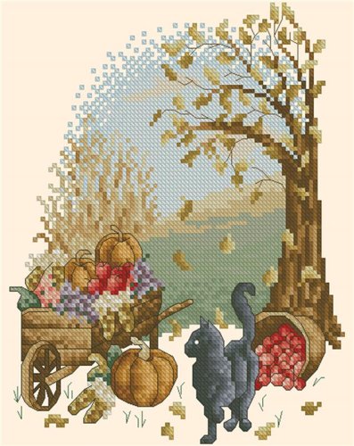 (image for) Four Seasons Cats Autumn Walk